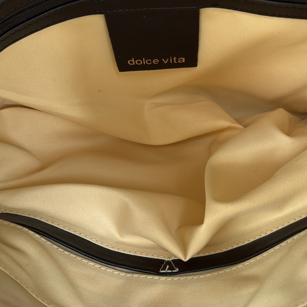 Dolce Vida Cream Woven Bag - Picture 4 of 4